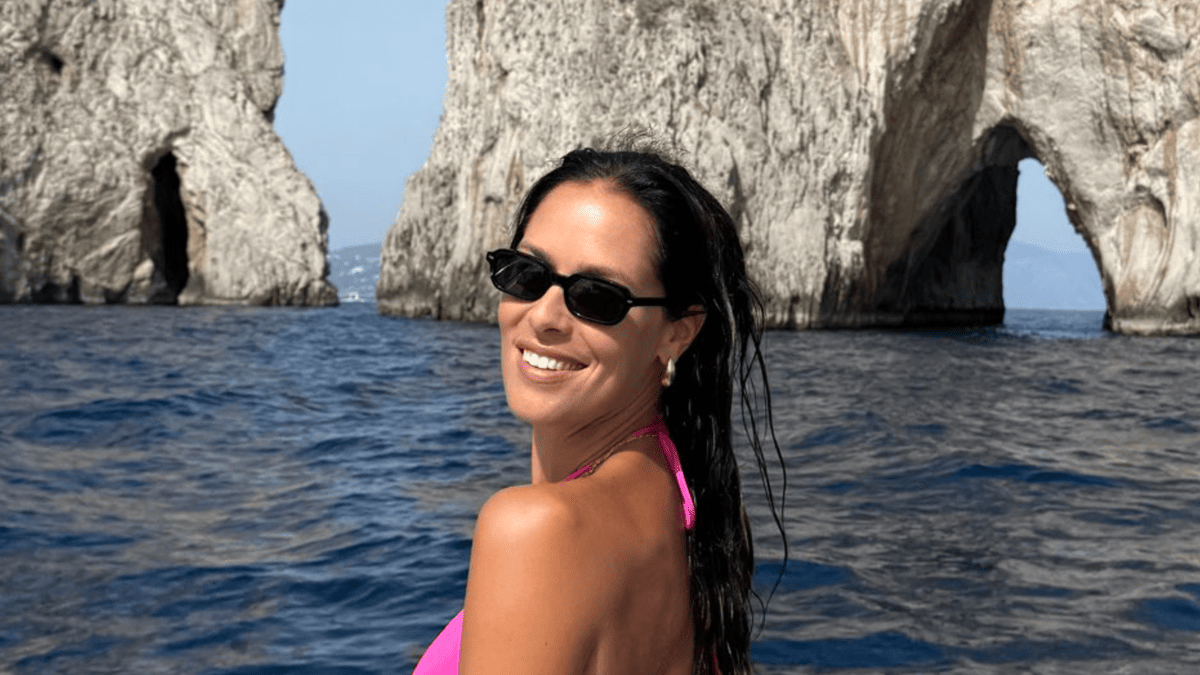 Ana Ivanovic, 38, Turns Heads in Pink Swimsuit During Capri Getaway