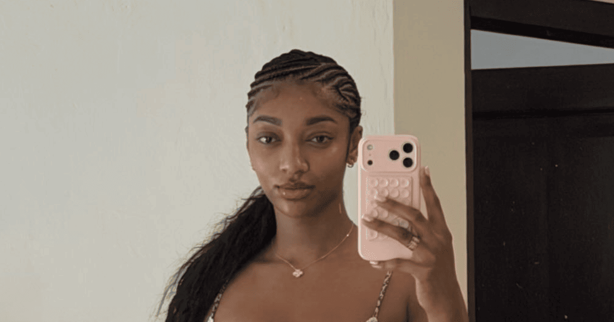 Angel Reese Courtside in Wizards Gear, Cheers Brother Julian's NBA Rise