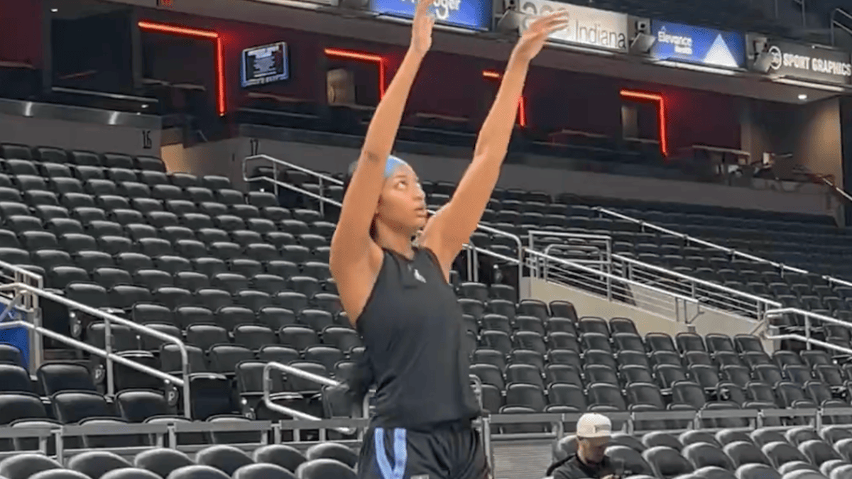 Angel Reese's Shooting Form Torched After 'Painful' Practice Video Surfaces