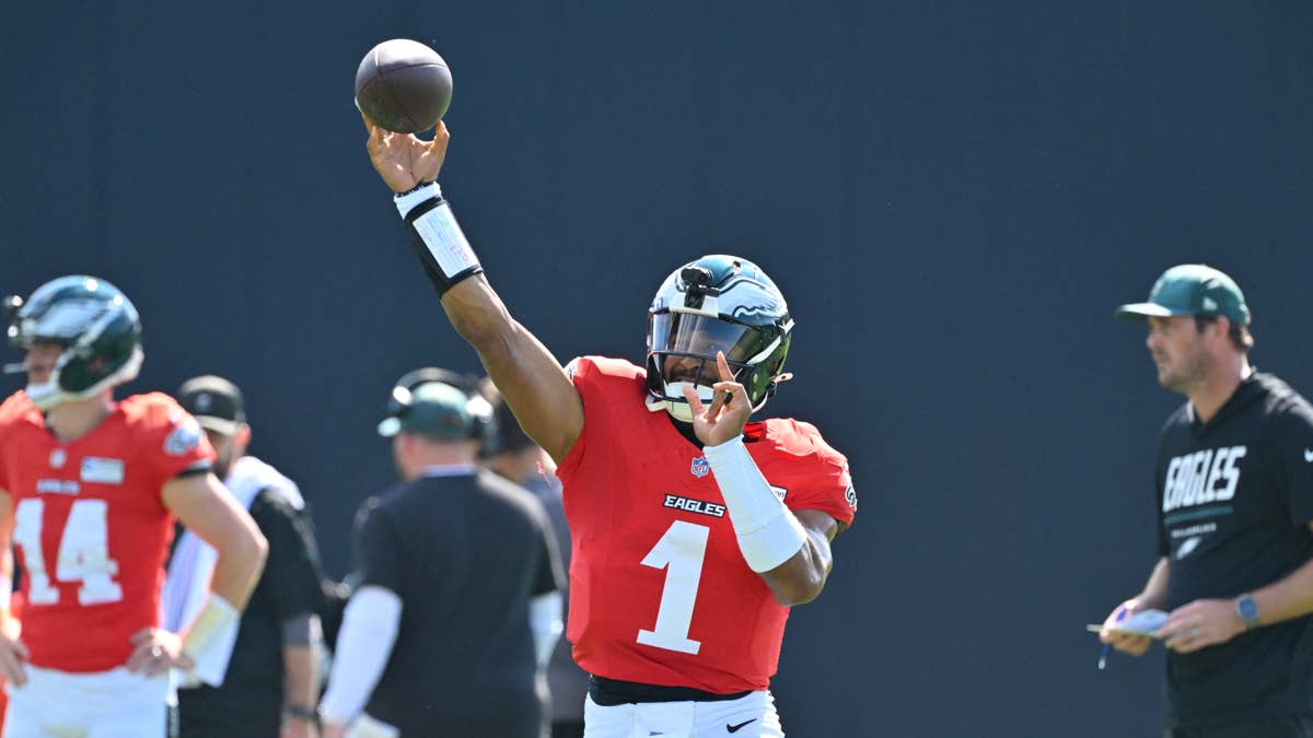 Brawl Erupts at Eagles-Patriots Joint Practice After Hard Sack on Hurts