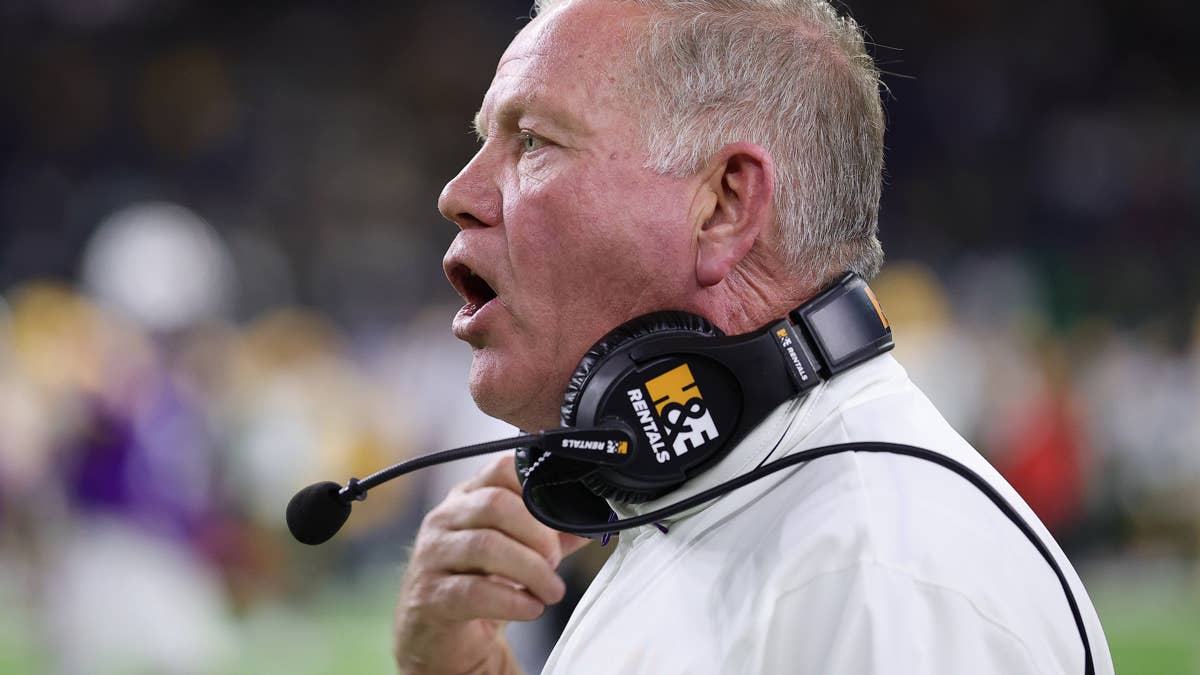 Brian Kelly Gives Himself Brutally Honest Grade After CBS Debut