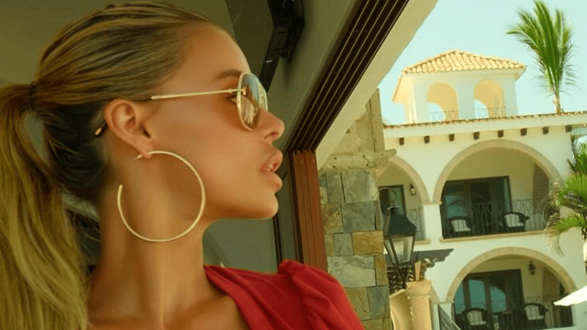 Brooks Nader Turns Heads in Iconic Red Swimsuit for 'Baywatch' Reboot