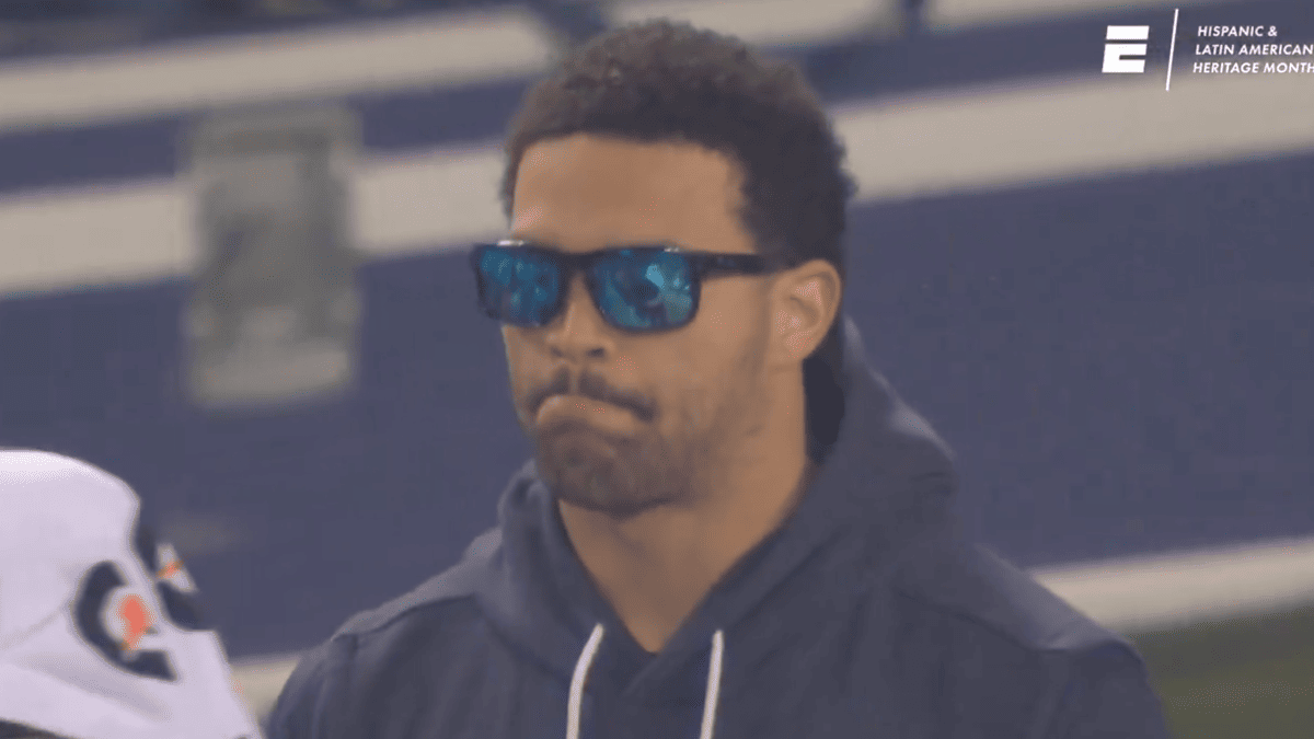 Caleb Williams Under Fire for Anthem Sideline Stroll During Bears-Eagles