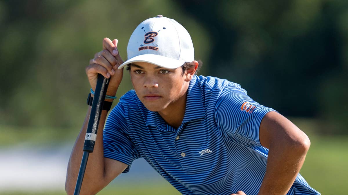Charlie Woods Stumbles in U.S. Amateur Qualifying, Eyes Junior Event