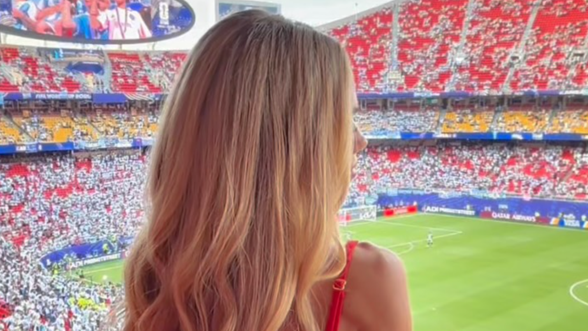 Chiefs Owner's Daughter Gracie Hunt Stuns in Red Dress at Messi's World Cup Hat Trick
