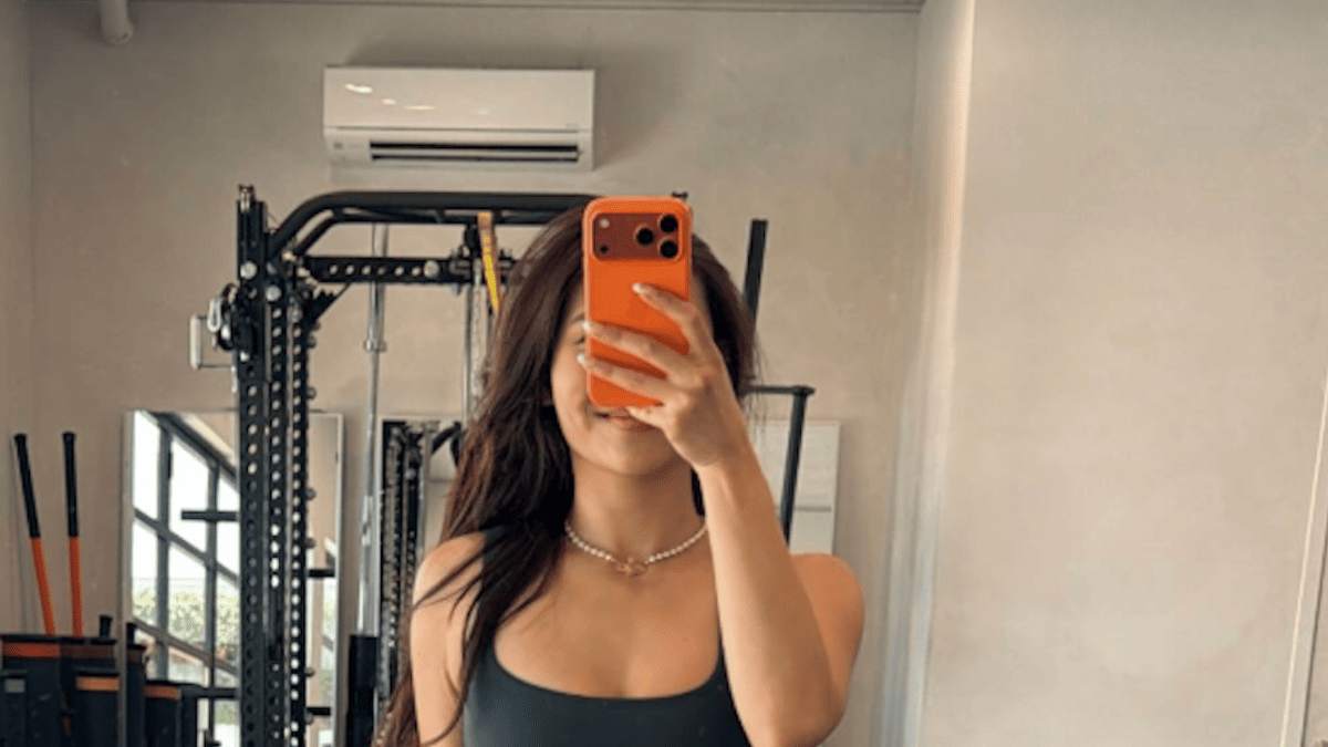 Chloe Kim's Gym Selfie with Vintage Gucci Shoes Has Fans Doing a Double Take
