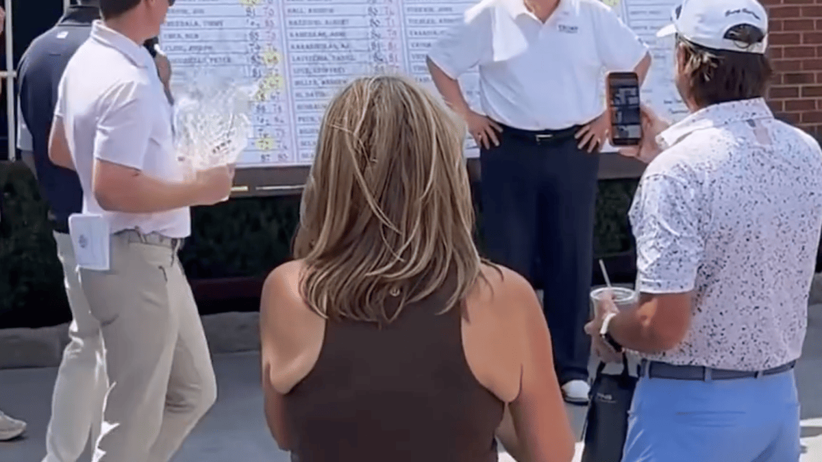 Crowd's Lukewarm Reaction to Trump's Golf Win Speaks Volumes