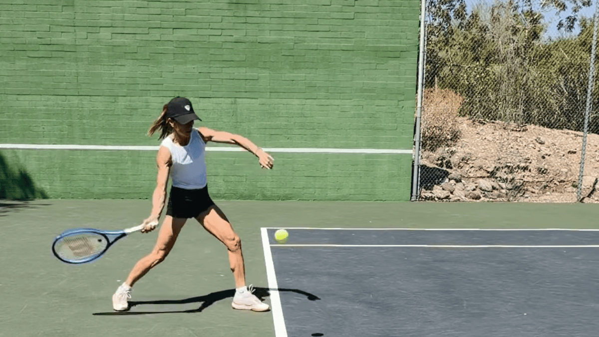 Danica Patrick's Tennis Skills Are Turning Heads at 44