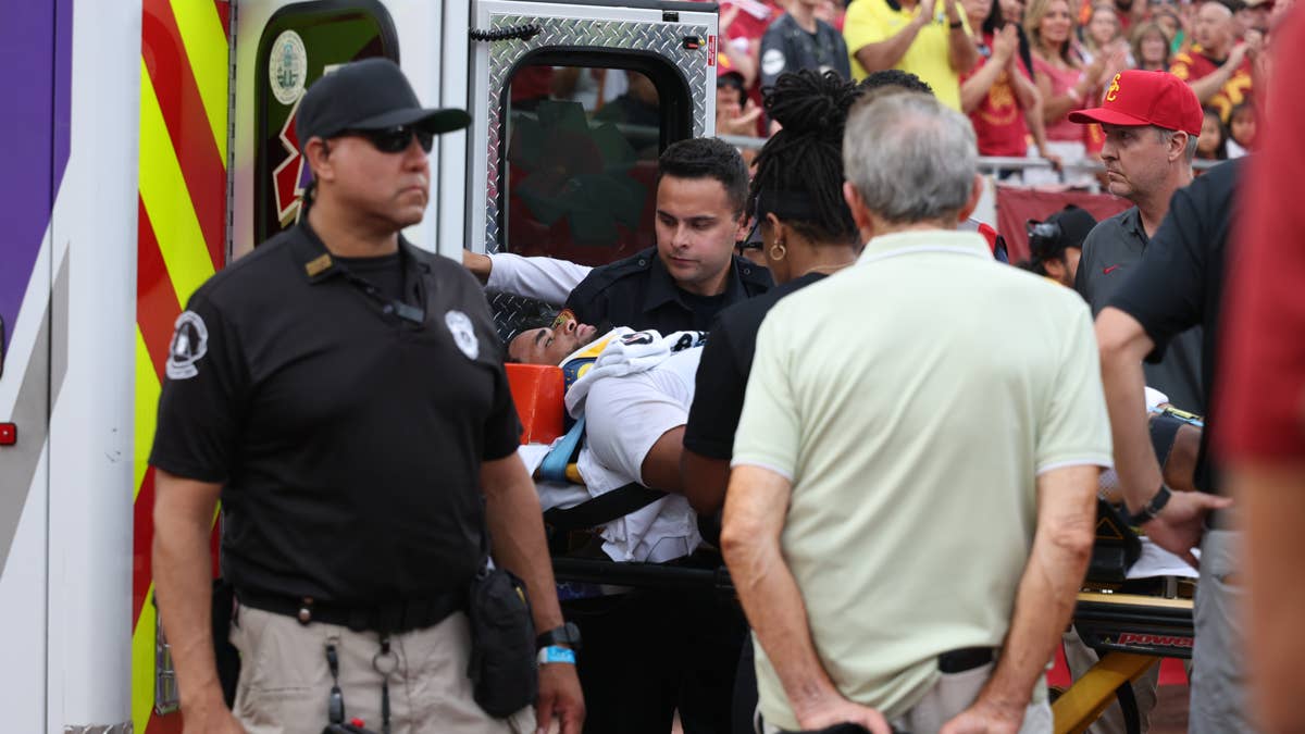 Dante Moore Hospitalized After Vicious Hit vs. USC