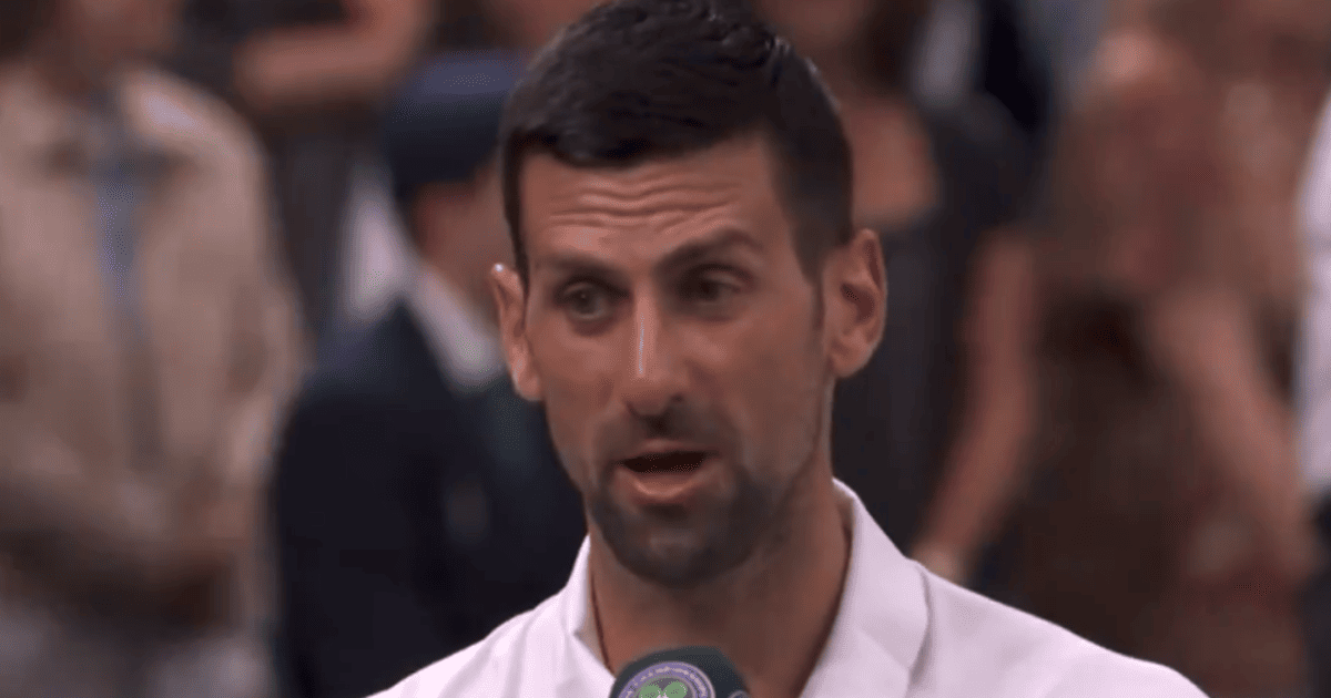 Djokovic Fires Back: 'I Don't Feel Like I'm Chasing Anyone' After Reporter's Question