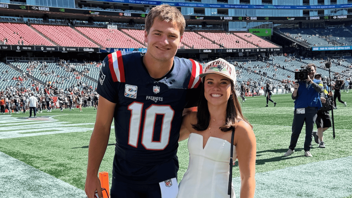 Drake Maye's Wife Goes Silent After His Three-Interception Nightmare