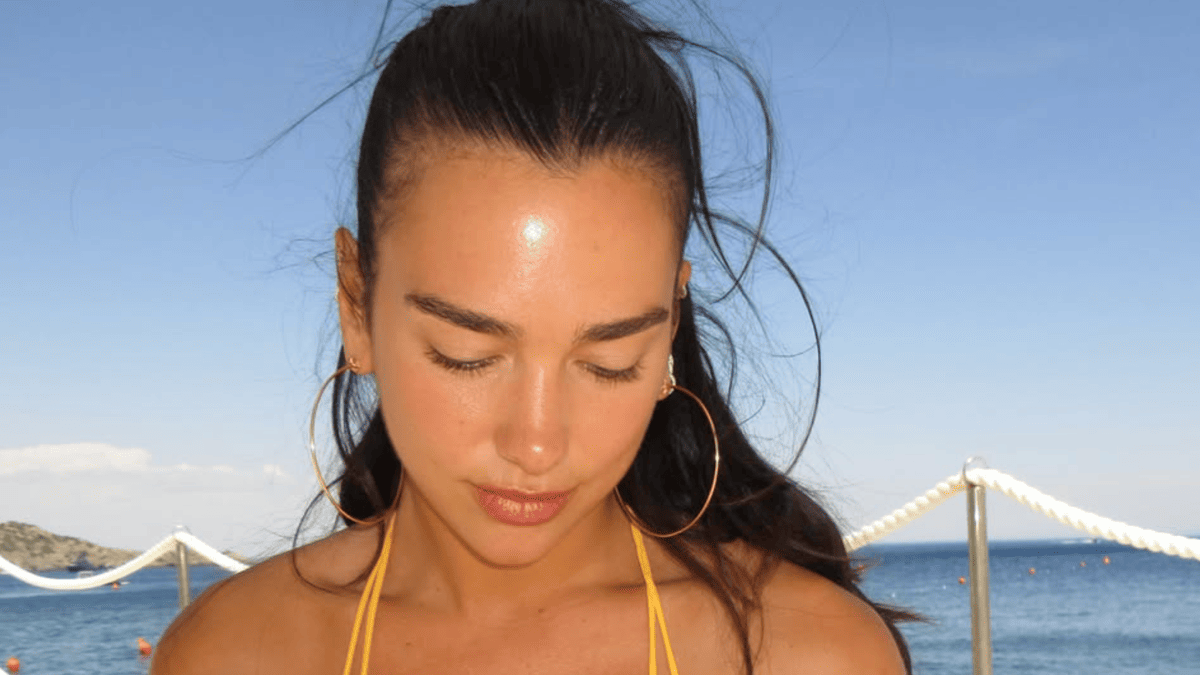 Dua Lipa Sizzles in Tiny Bikini During European Honeymoon