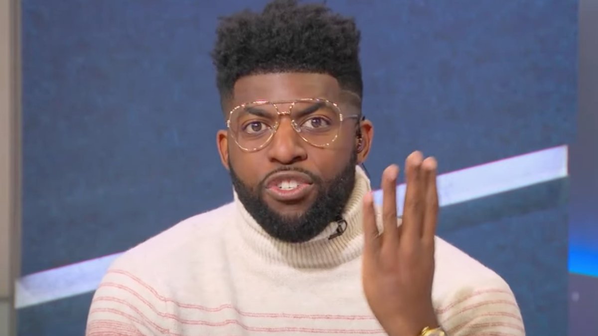 Emmanuel Acho's Staged-Looking Workout Reaction to Eagles Trade Gets Roasted