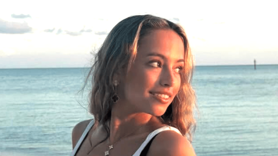 England Fan Jolie Sharpe Ignites Social Media in Stunning Swimsuit Snap