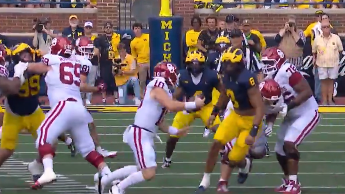 Facemask Fiasco: Refs Under Fire for Phantom Call in Oklahoma-Michigan