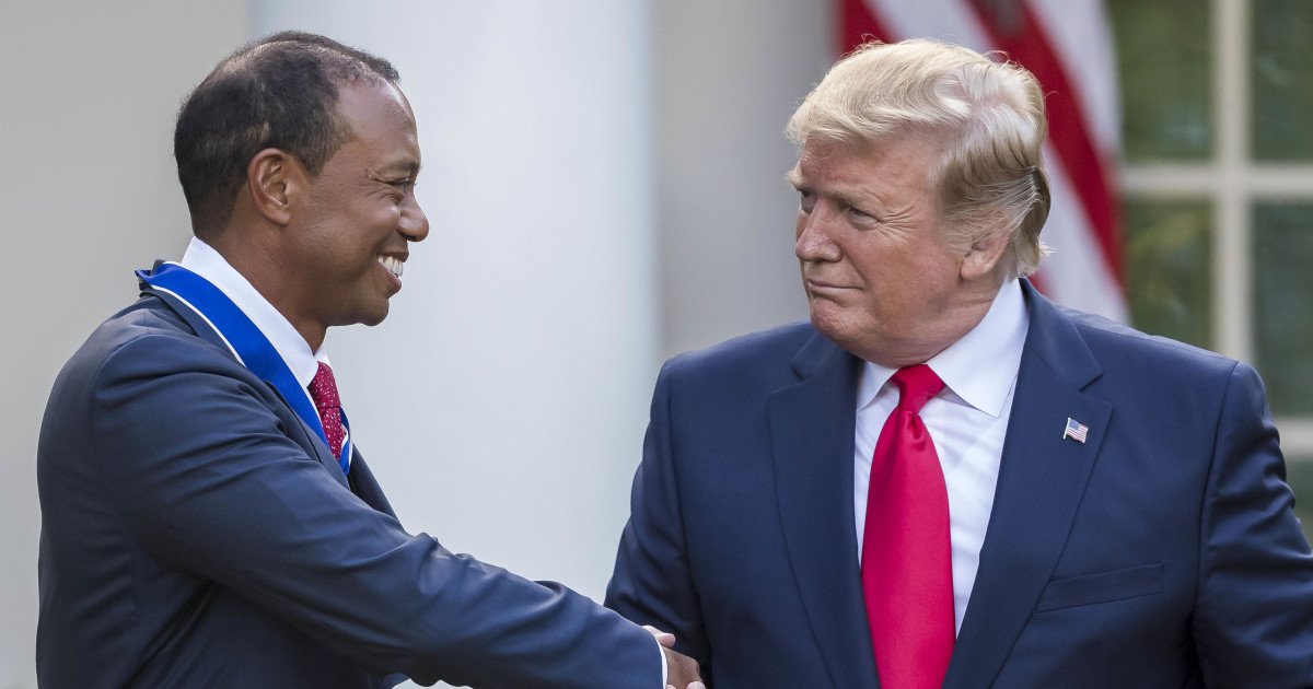 Fake Trump Pardon for Tiger Woods Goes Viral After DUI Arrest