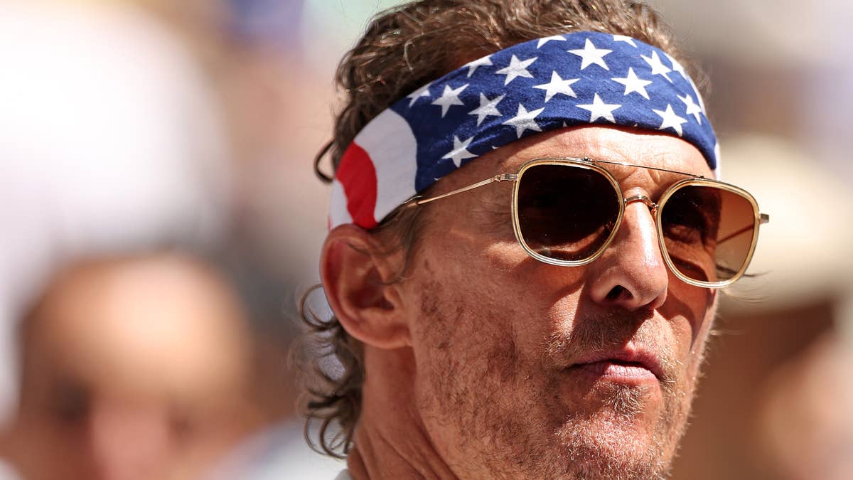 Fans Call Out McConaughey's Over-the-Top US Open Antics