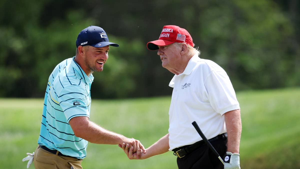 Fans Demand Trump Overrule Bryson DeChambeau's Open Championship Penalty