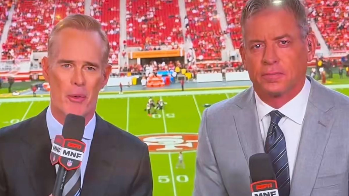 Fans Spot Troy Aikman's Telling Body Language During Monday Night Game