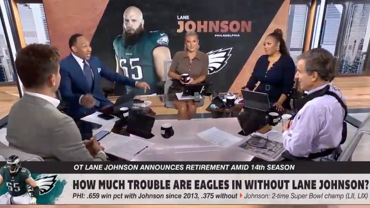 First Take's Stephen A. Smith Mockery of Lane Johnson Is an Embarrassment for Everyone