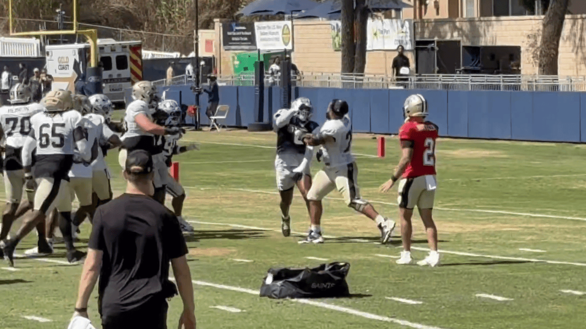Fists Fly as Cowboys-Saints Joint Practice Turns Ugly