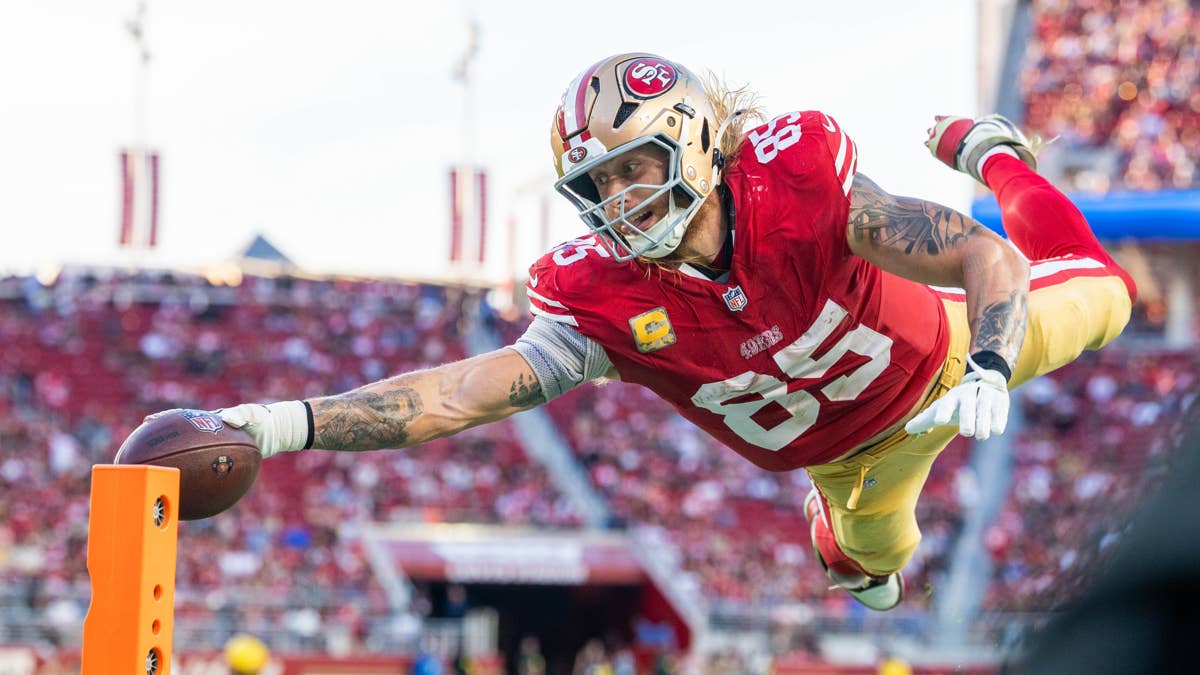 George Kittle Makes Grass Pitch to NFL After World Cup Field Stuns Him
