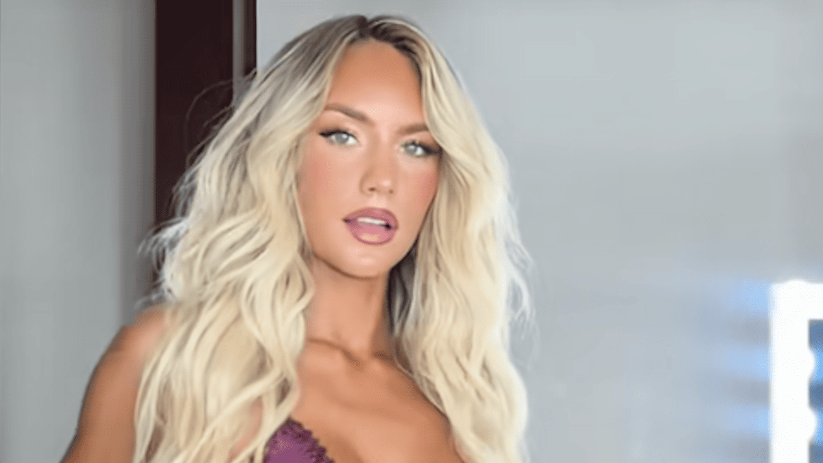 Giants QB Jaxson Dart's Girlfriend Turns Heads in Purple Bikini at Miami Swim Week