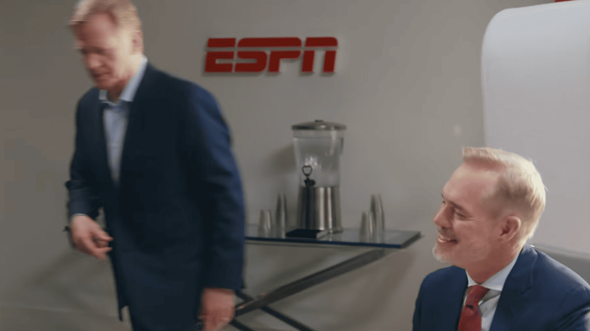 Goodell's Zinger at Buck Steals the Show in ESPN's Super Bowl Ad