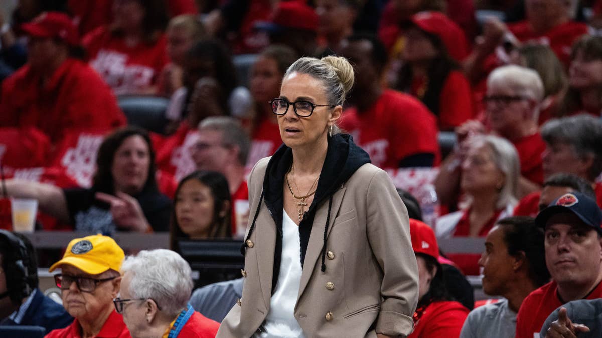 Hammon Blasts Fever Crowd: 'Lines Crossed' in Aces' Playoff Loss