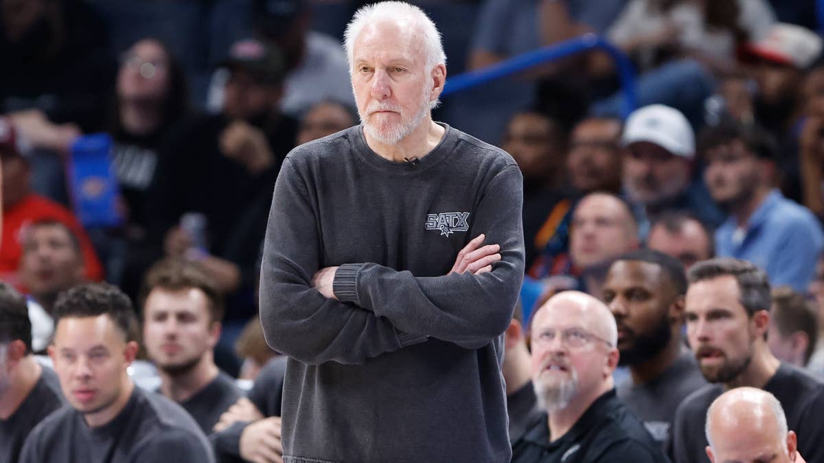 Heartbreaking Video Shows Gregg Popovich's Emotional Return to Spurs Practice