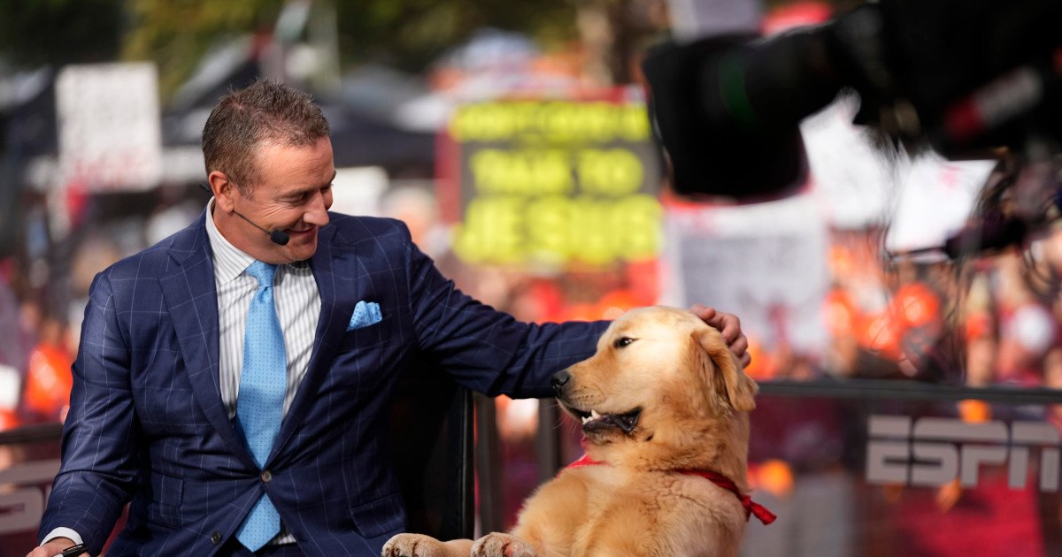 Herbstreit Unleashes on Haters: 'My Dog Peter Stays'