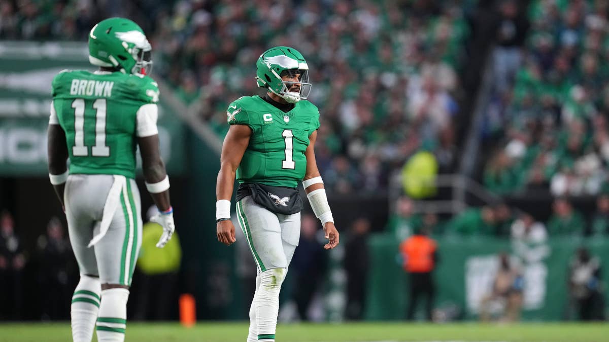 Jalen Hurts Stays Focused on New Offense Amid AJ Brown Trade Buzz