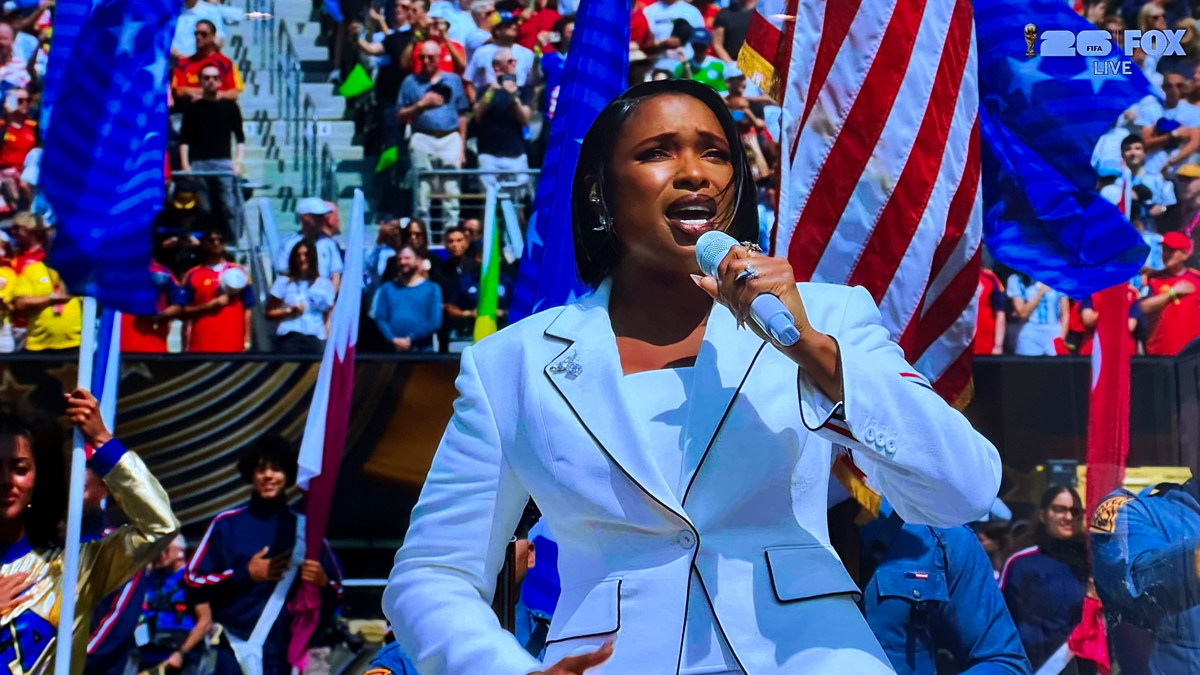 Jennifer Hudson's National Anthem at World Cup Final Draws Heated Backlash