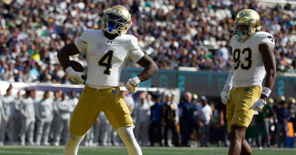 Jeremiyah Love Blazes 4.36 40-Yard Dash, Electrifies NFL Combine