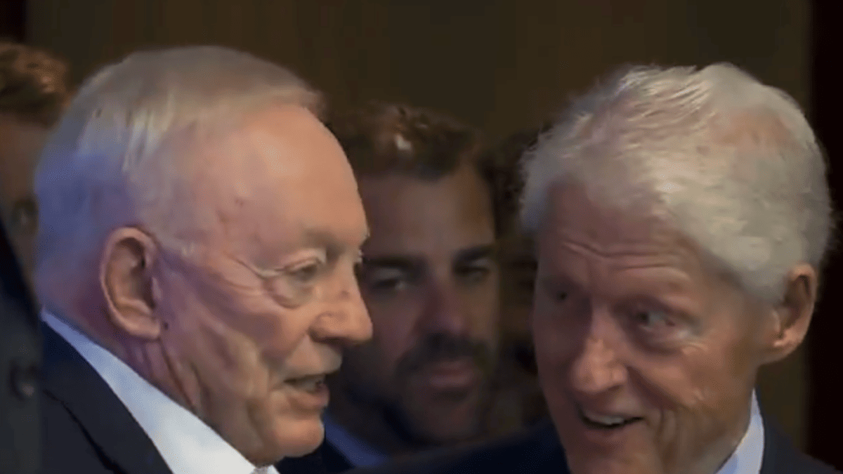 Jerry Jones Stumbles Into Controversy After Bill Clinton's Surprise Cowboys Visit