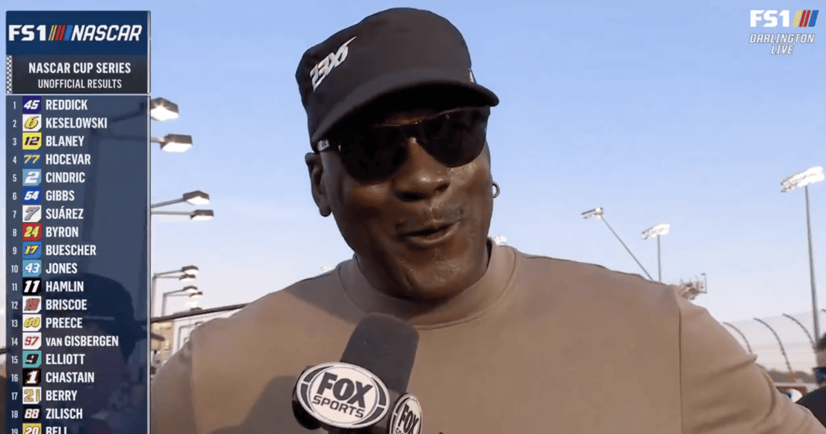 Jordan's NASCAR Joy: The Smile That Says More Than Six Rings