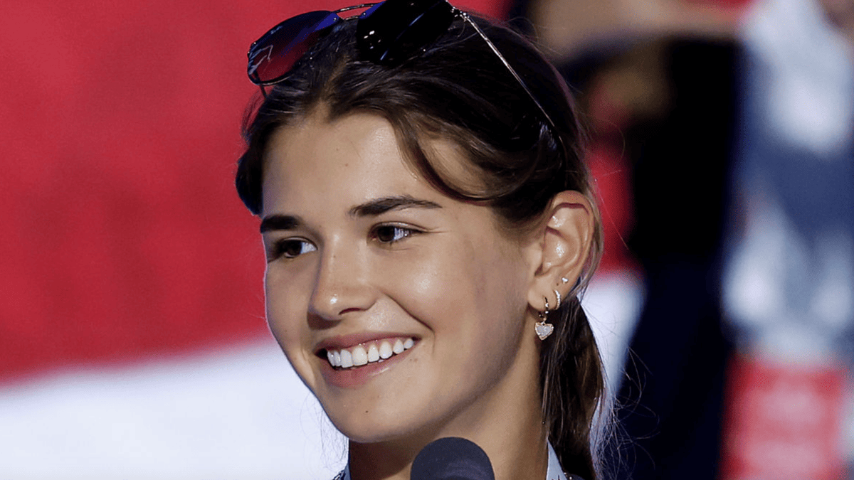 Kai Trump Stands By Tiger Woods With Fashion Statement Following DUI Charges