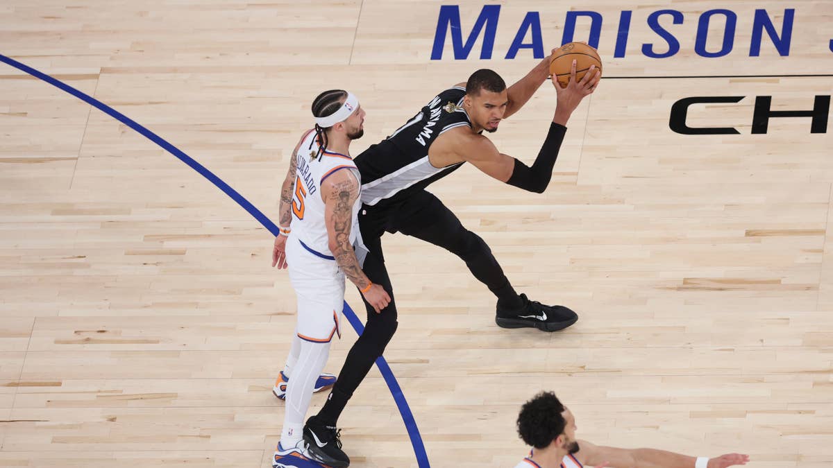 Knicks Guard Alvarado Warns Wembanyama: 'That'll Be the Last One' After Shove on Brunson