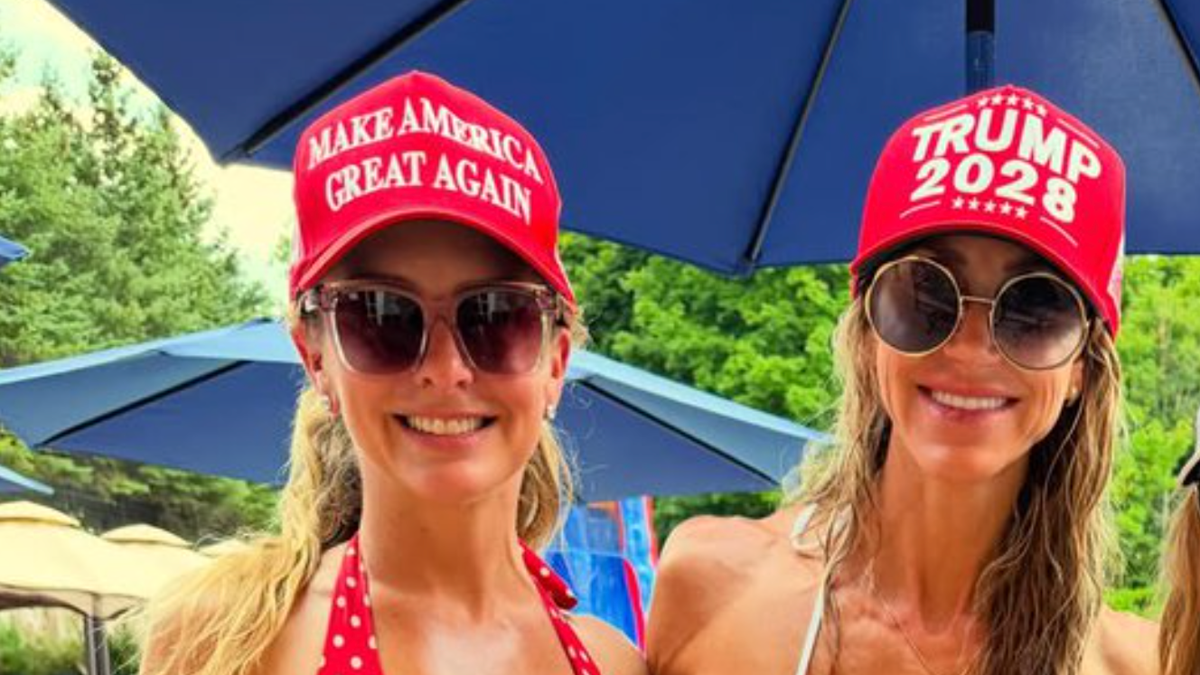 Lara Trump Ignites Firestorm with Patriotic Swimsuit Snap on July 4
