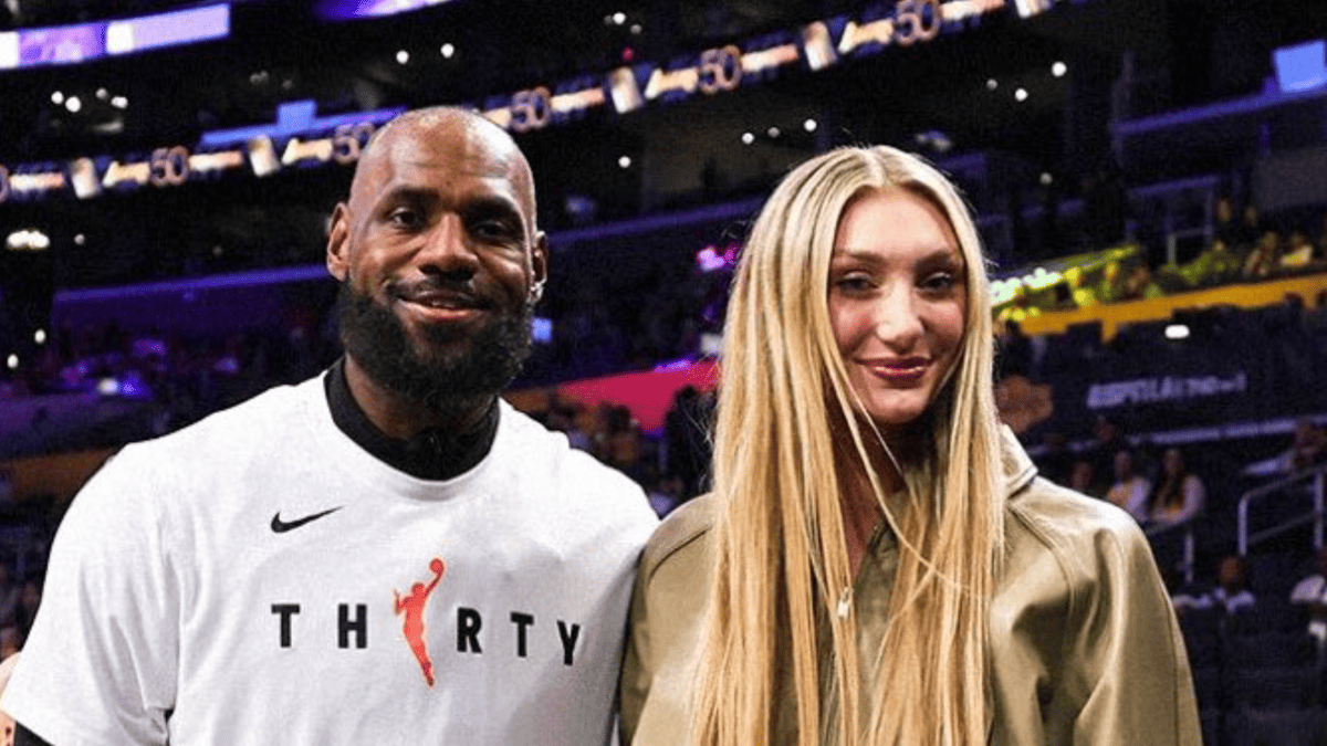 LeBron & Cameron Brink's Viral Photo Sparks Height Debate & WNBA Buzz