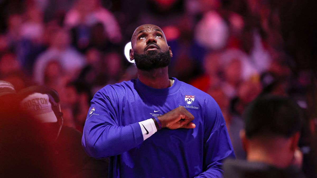 LeBron's Anthem Ritual Draws Trump Fire, He Fires Back With a Smirk