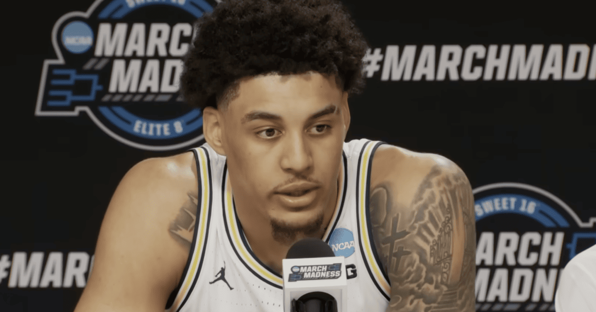 Lendeborg's Knee Cleared: Michigan Star Vows to Play for Title