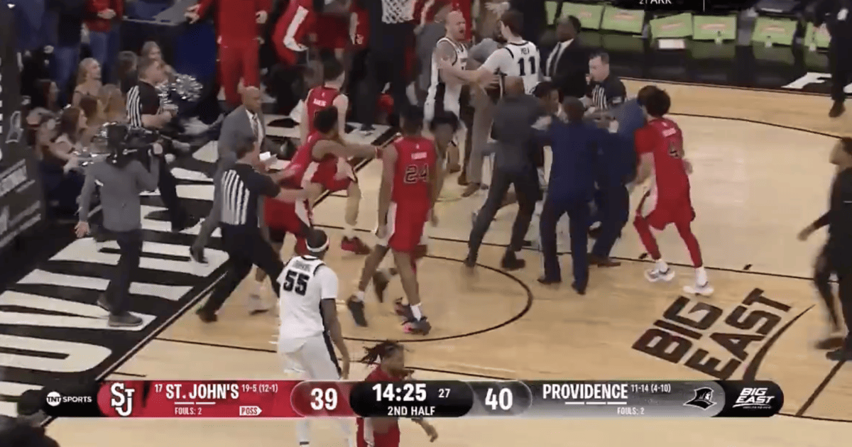 Madness in the Big East: Six Players Tossed After Wild Court-Side Melee