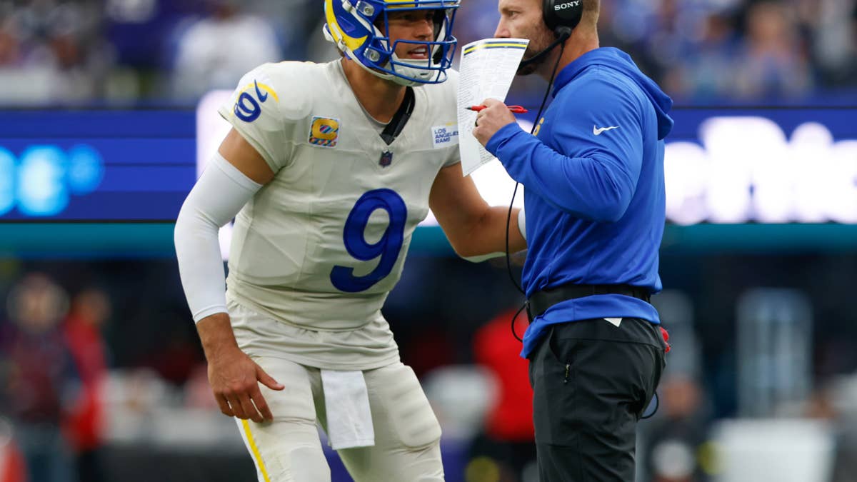 McVay Dodges Question on Stafford's Reaction to Rams' Ty Simpson Pick
