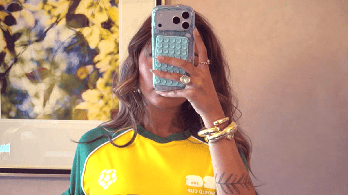 Meet the Brazilian Model Behind the Viral World Cup Moment