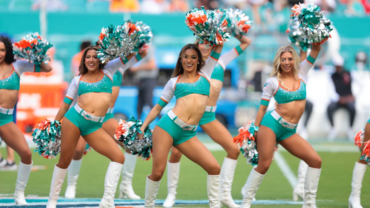 Miami Dolphins Cheerleaders Challenge Cowboys' Reign as NFL's Top Squad