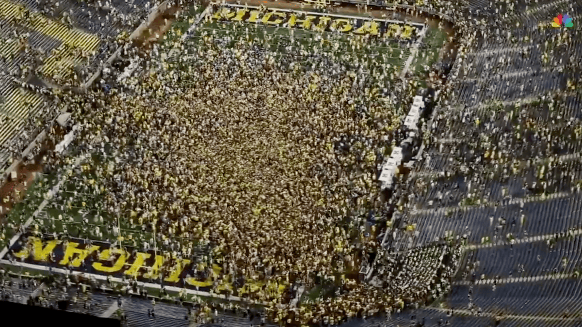Michigan Fans Face Backlash for Field Storming After Controversial Win