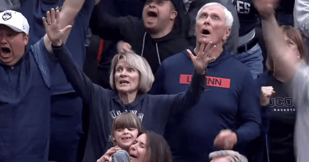 Mom's Unfiltered Scream Steals Spotlight After UConn's Epic March Madness Comeback