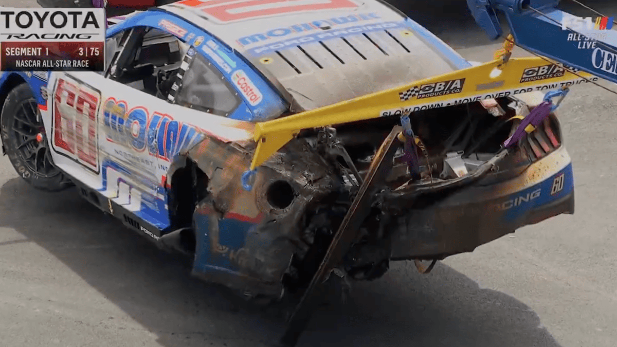 NASCAR Throws Caution After Massive Lap 2 Wreck in All-Star Race