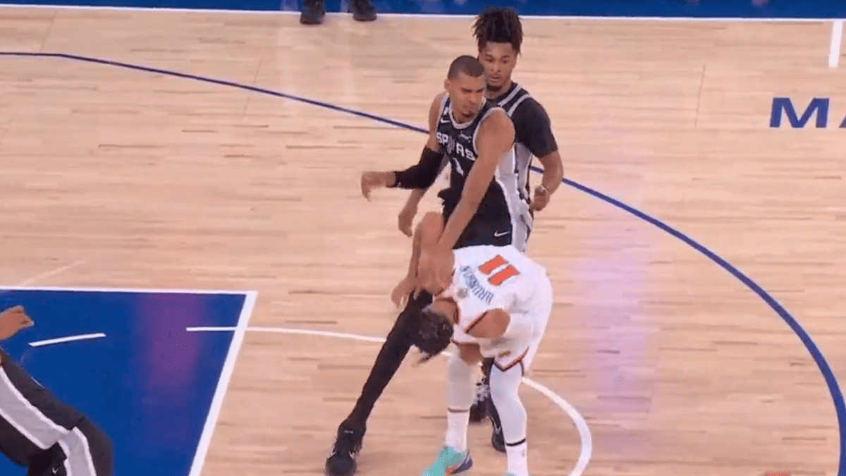 NBA Fans Demand Wembanyama Face Consequences for Shoving Brunson in Finals